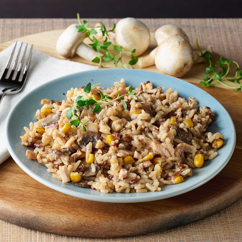 Chicken, Mushroom and Rice Microwaveable Ready Meal