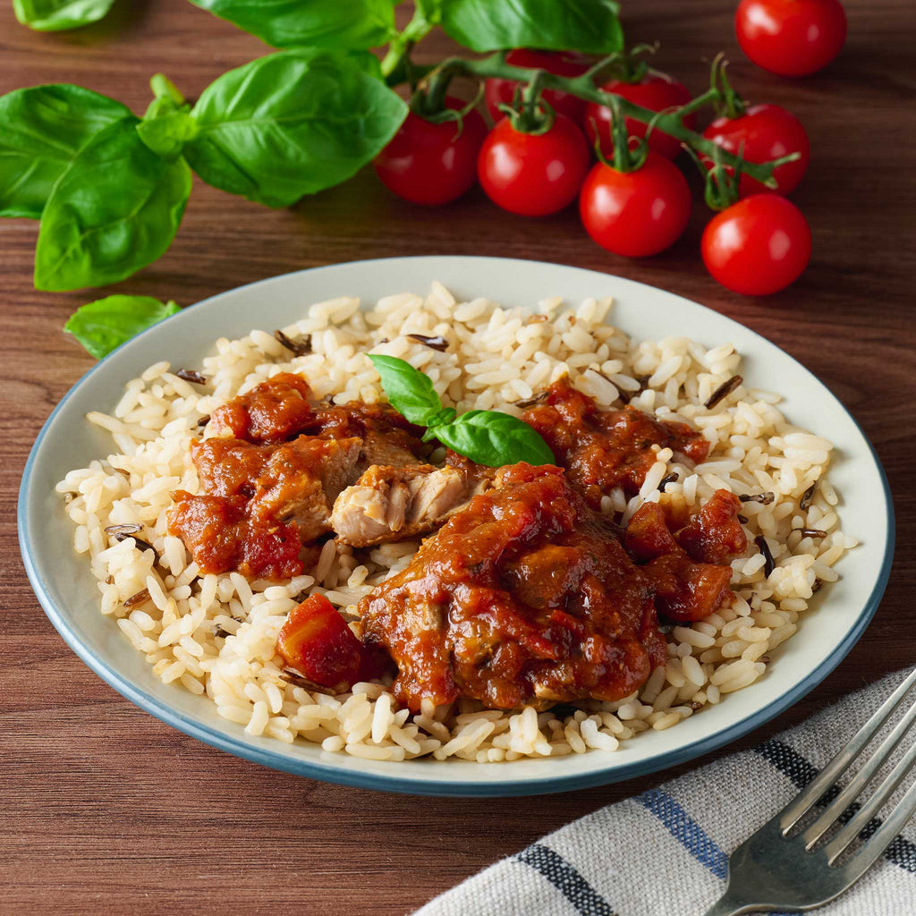 Chicken, Tomato & Basil with Rice Microwaveable Ready Meal